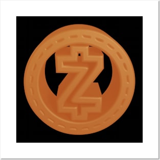 3D Zcash - Led_Emission Posters and Art